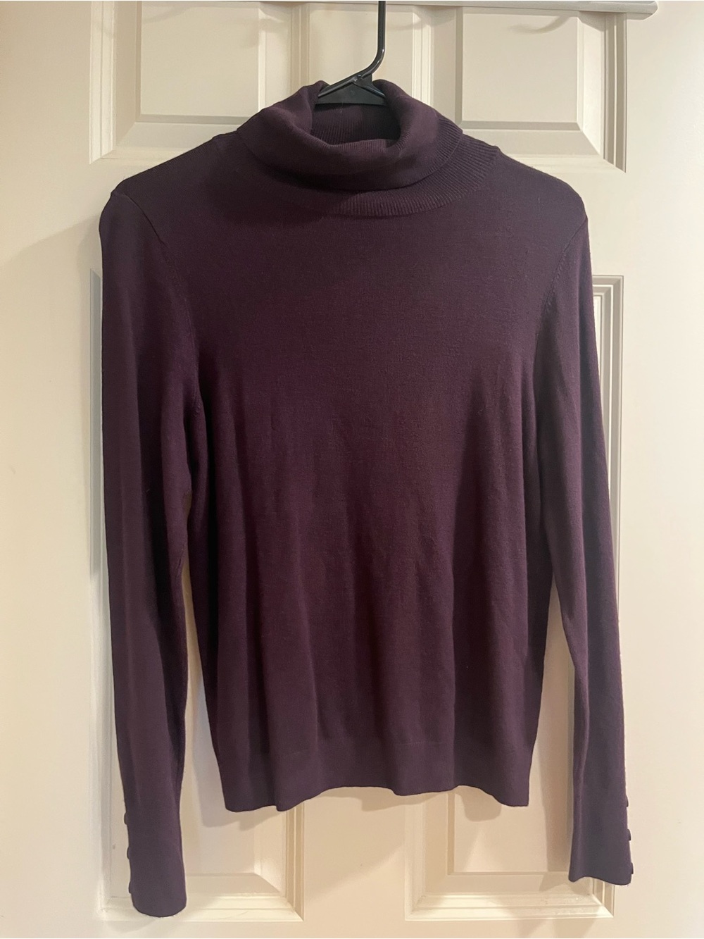 Ann Taylor Plum Turtleneck Sweater